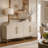 Coomer 80" Cream With A Brown Undertone 4-Door Media Credenza_Sideboard