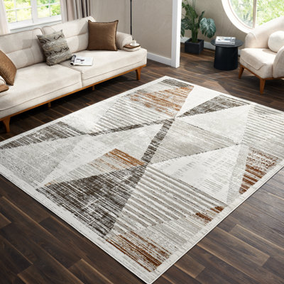 Bunnell Fractured Triangle Area Rug