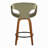 Curva Fixed-Height Barstool With Bent Wood Legs And Round Footrest - Set Of 2-106895824