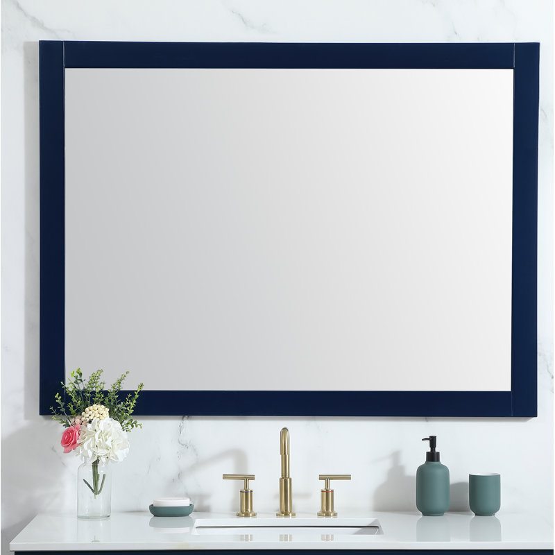Miroir d'appoint Rosenow, Noir, H 36 po x l 48 po