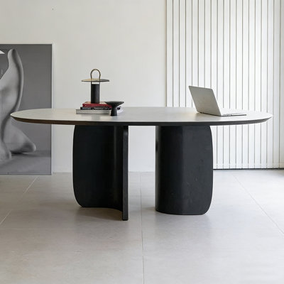Natural Sintered Stone Tabletop Dining Table