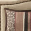 Courtepointe traditionnelle rouge avec 2 coussins décoratifs, 5 pièces géométriques / doubles