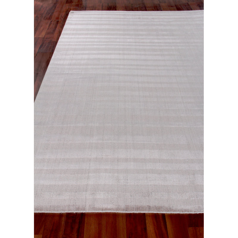 Robin Striped Area Rug in Taupe, Rectangle 10' x 14'