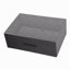 Commode 8 tiroirs avec grands tiroirs en tissu, noir