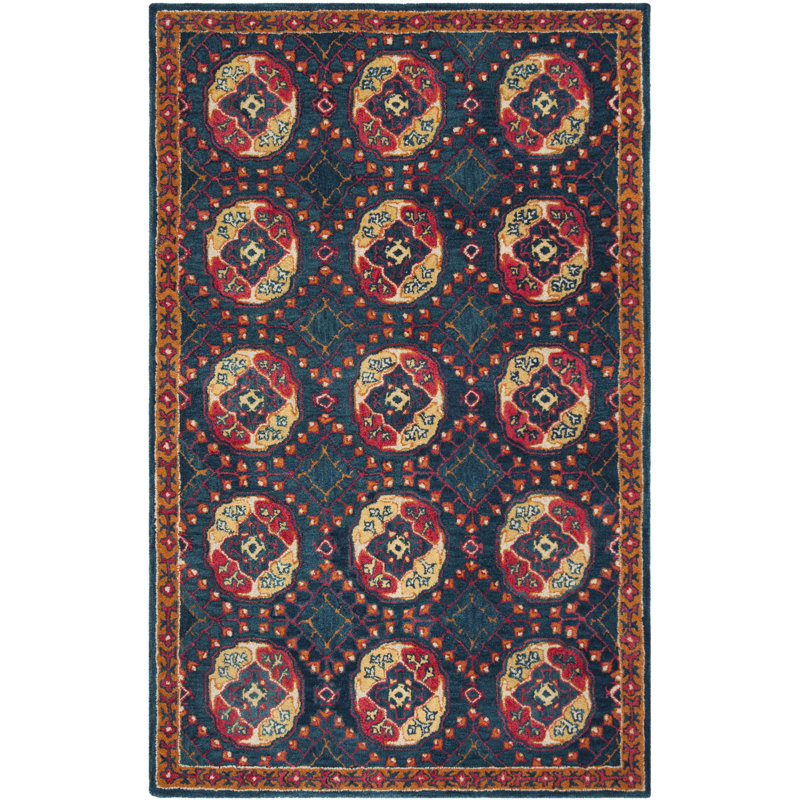 Heritage Hand Tufted Wool Oriental Rug, Rectangle 8' x 10'