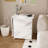 4-in-1 Folding Sewing Table with Lockable Wheels