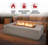 Madison 17'' H x 60'' L Travertine Outdoor Fire Pit Table - Includes Lava Rocks & Cover-1176393097-1176393099