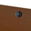 Table de chevet Mid-Century en noyer Sutton avec un tiroir et une tablette ouverte