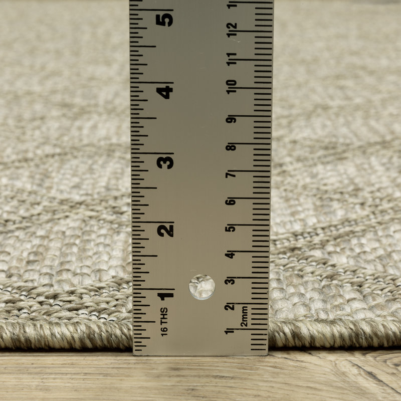 Josep Southwestern Indoor / Outdoor Rug, Rectangle 6'7" x 9'2"