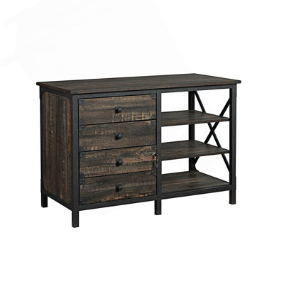Credenza Desk With Versatile Storage