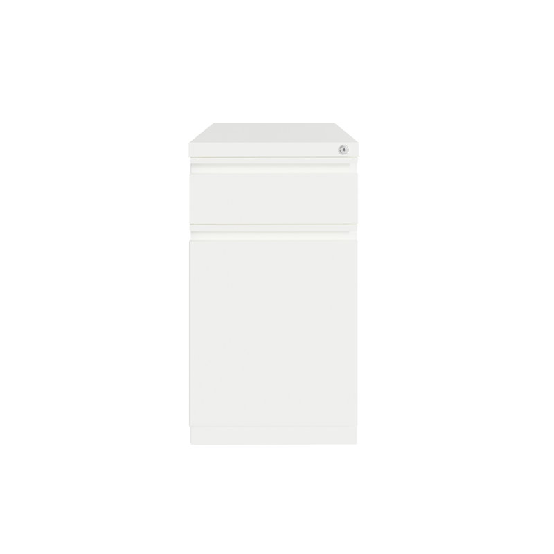 Classeur vertical mobile 2 tiroirs Emyr, Blanc