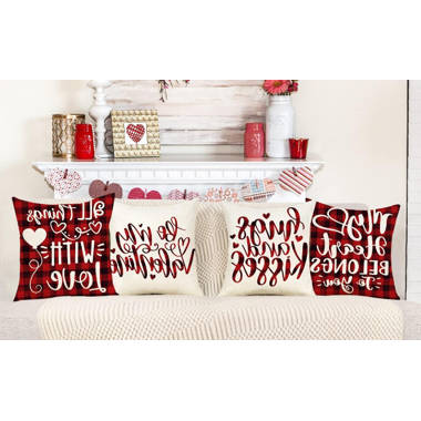 Christmas Pillow Covers 17.7x17.7 For Christmas Decorations