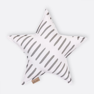 Graue Striche Striped Novelty Cushion