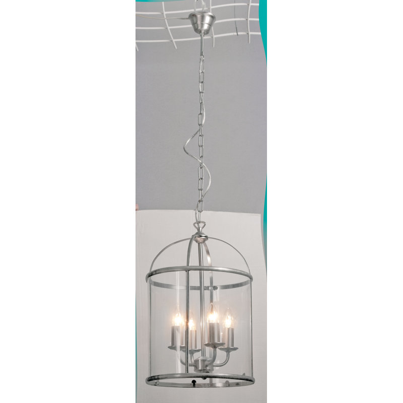 Quakertown 4 - Light Lantern Pendant, Steel
