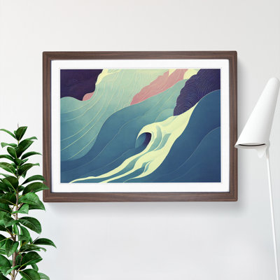 Abstract Waterfall - Framed Print