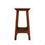 Table d'appoint étroite en ardoise avec tablette de rangement, petite table de bout