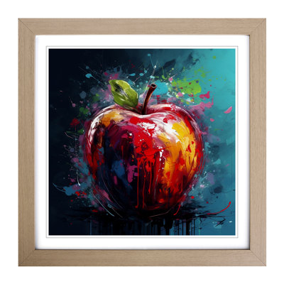 Apple Expressionism - Framed Print