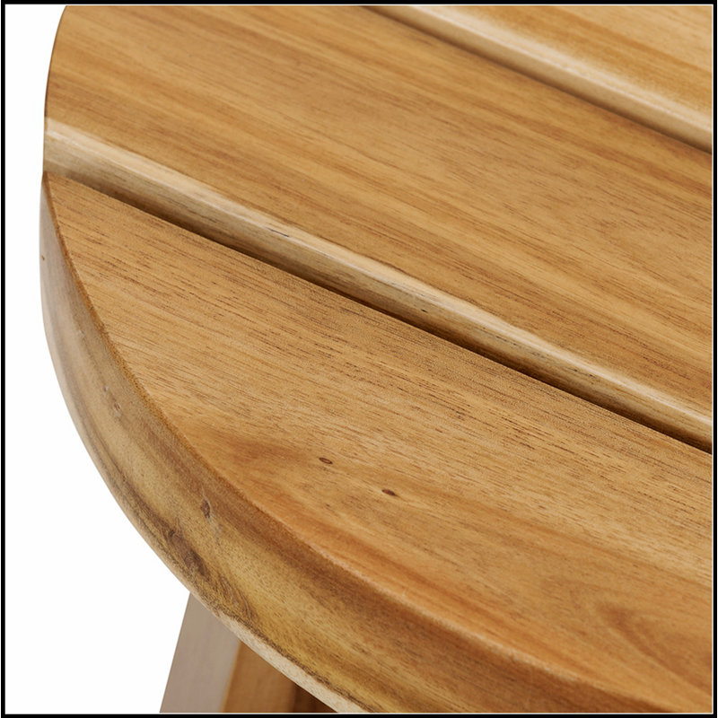 Table d'appoint ronde P 16 x 16 po, bois massif