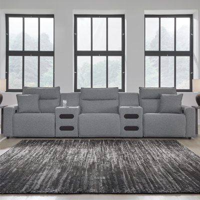 Canapé modulaire inclinable électrique 5 pièces Bodie