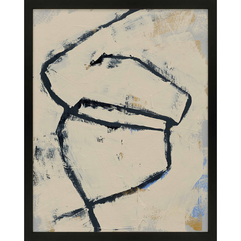 Twisted 2 by Jacques Pilon, Black Framed Paper, 20" H x 16" W x 1.25" D