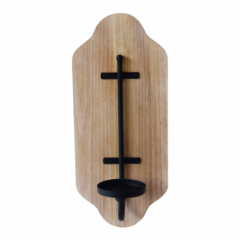 Applique murale en bois 15 po.