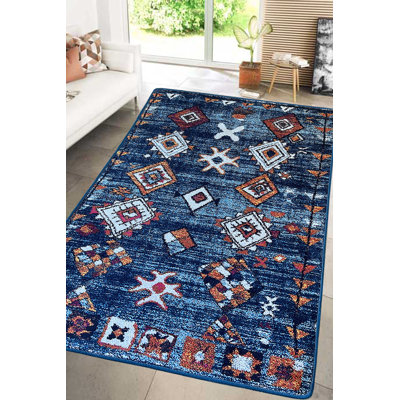 Premium Washable Area Rug, 100% Polyester, 59.1 x 94.5 inches | Antibacterial, Non-Slip Underside, 0.4 in Pile Height | Durable & Easy to Clean, Perfect for Living Room & Bedroom Décor