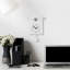 White Minimalist Cuckoo Wall Clock