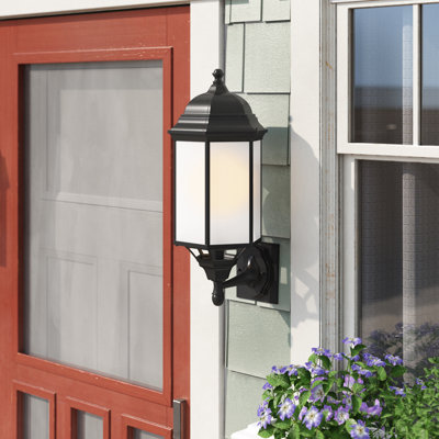 Sevier Medium One Light Uplight Outdoor Wall Lantern from Generation Lighting 