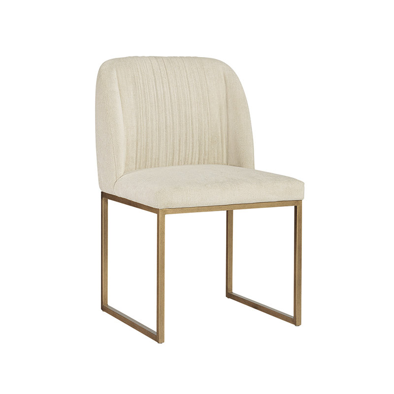 Nevin Upholstered Dining Chair, Muslin