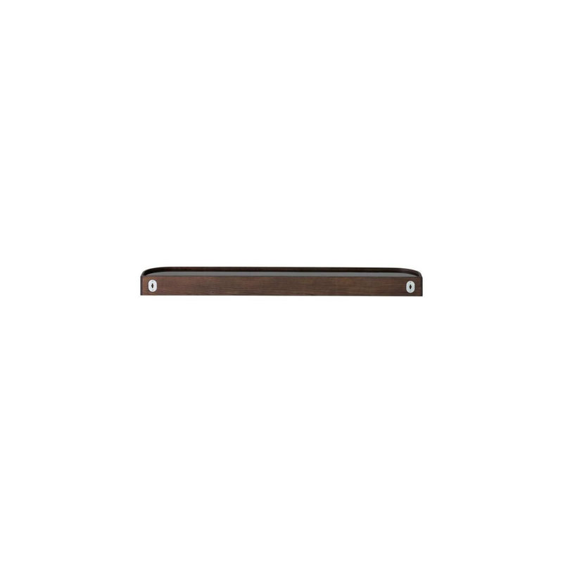 Epoch 11 - Hook Wall Mounted Coat Rack, Black/Dark Stained Oak