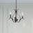 Maines 3 - Light Candle Style Classic Chandelier with Crystal Accents