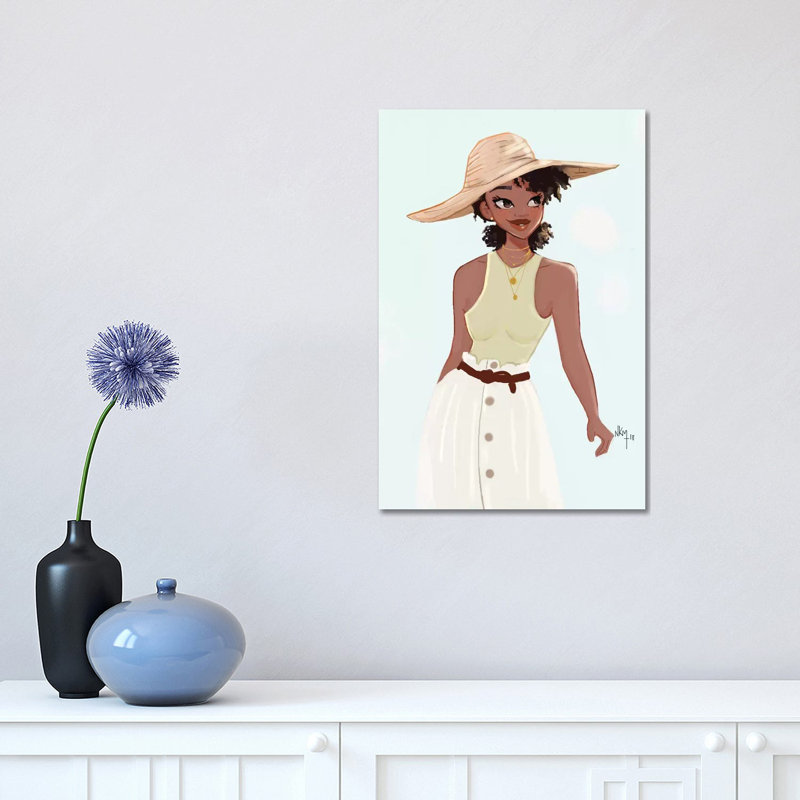Tia 1 Piece Wall Art on Canvas, 30.48 cm H x 45.72 cm W, Wrapped Canvas