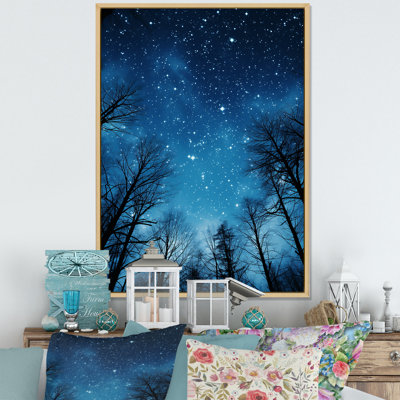 Blue Starry night sky - Sky Wall Art