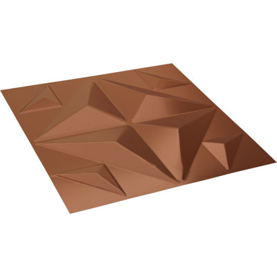 Falkirk Ross 19.7" x 19.7" 3D Wall Panel in White