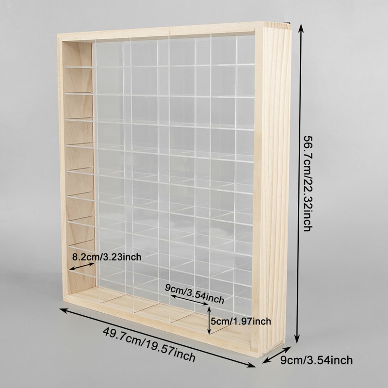 Tiered Shelf, 56.7" H X 49.7" W X 9" D