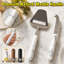 Ensemble de 2 couteaux à fromage en marbre Lyman Natural-453825099