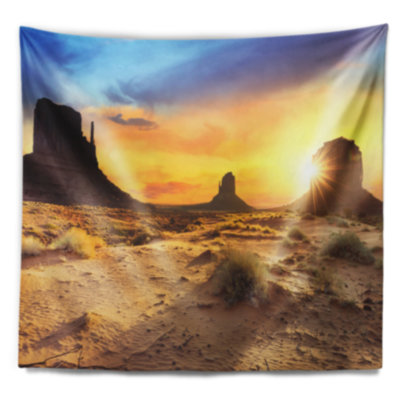Photographie monument valley paysage tapisserie