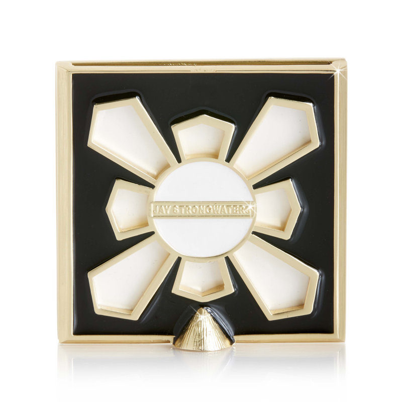 Leland Pavé Corner Crystal Matte Picture Frame