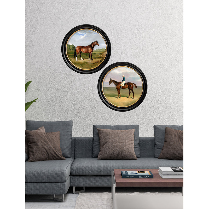 Horse & Jockey by Mid-1800s - Single Picture Frame Print on Archival Matt 230gsm Paper