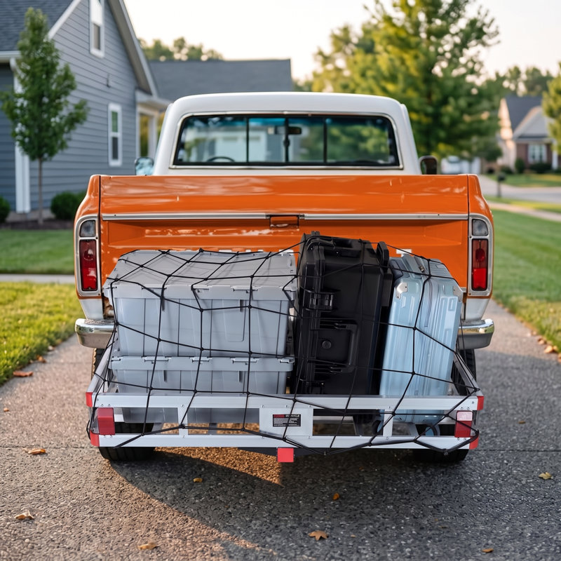Porte-bagages d'attelage de 500 lb, antirouille avec support de fixation pour attelage de 2 po pour VUS, camion, camionnette
