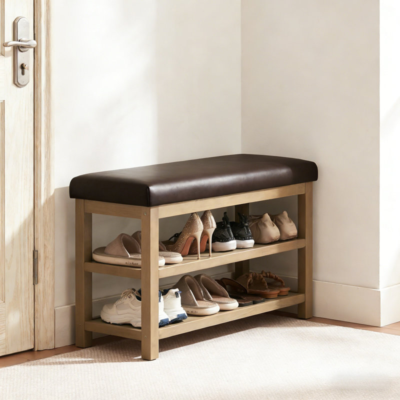 Banc de rangement Mid-Century