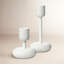 2 Piece Nappula Small Metal Candlestick Set