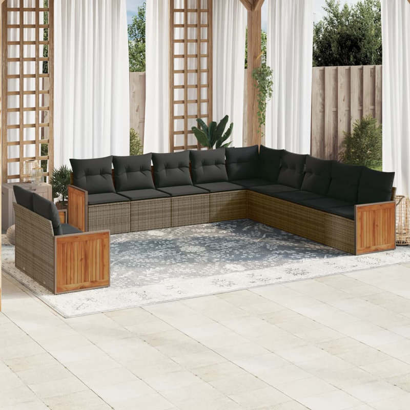 Ensemble de canapé de jardin Vidaxl