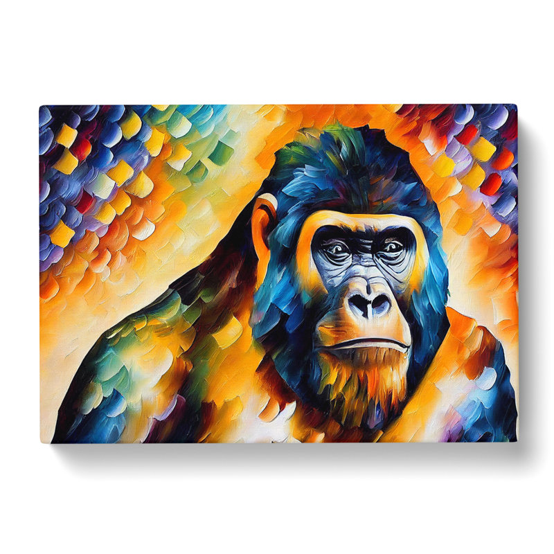 Gorilla Vol.6 Abstract - Wrapped Canvas, 35cm H x 50cm W x 3cm D