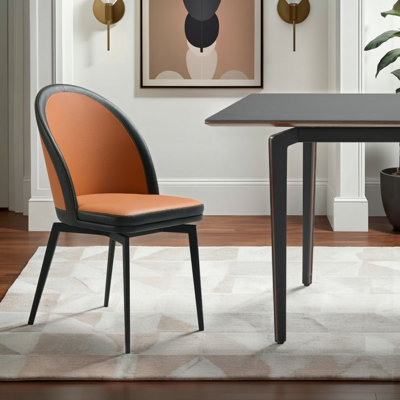 Chaise de salle à manger rembourrée Abel