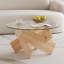 Table basse circulaire en verre
