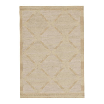 Scandinavian Wool Geometric Area Rug