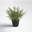 Plante à feuillage artificiel en pot