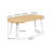 Extendable Table,Dinning Table,Metal Leg,MDF Top,100/140/180X100x75cm