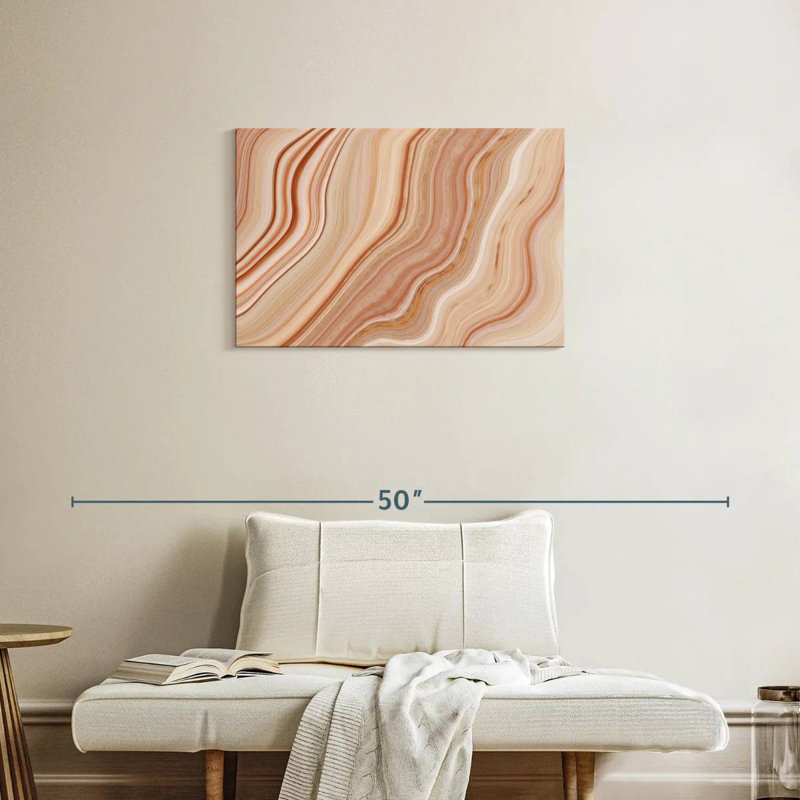 Avery - Marbre brun abstrait